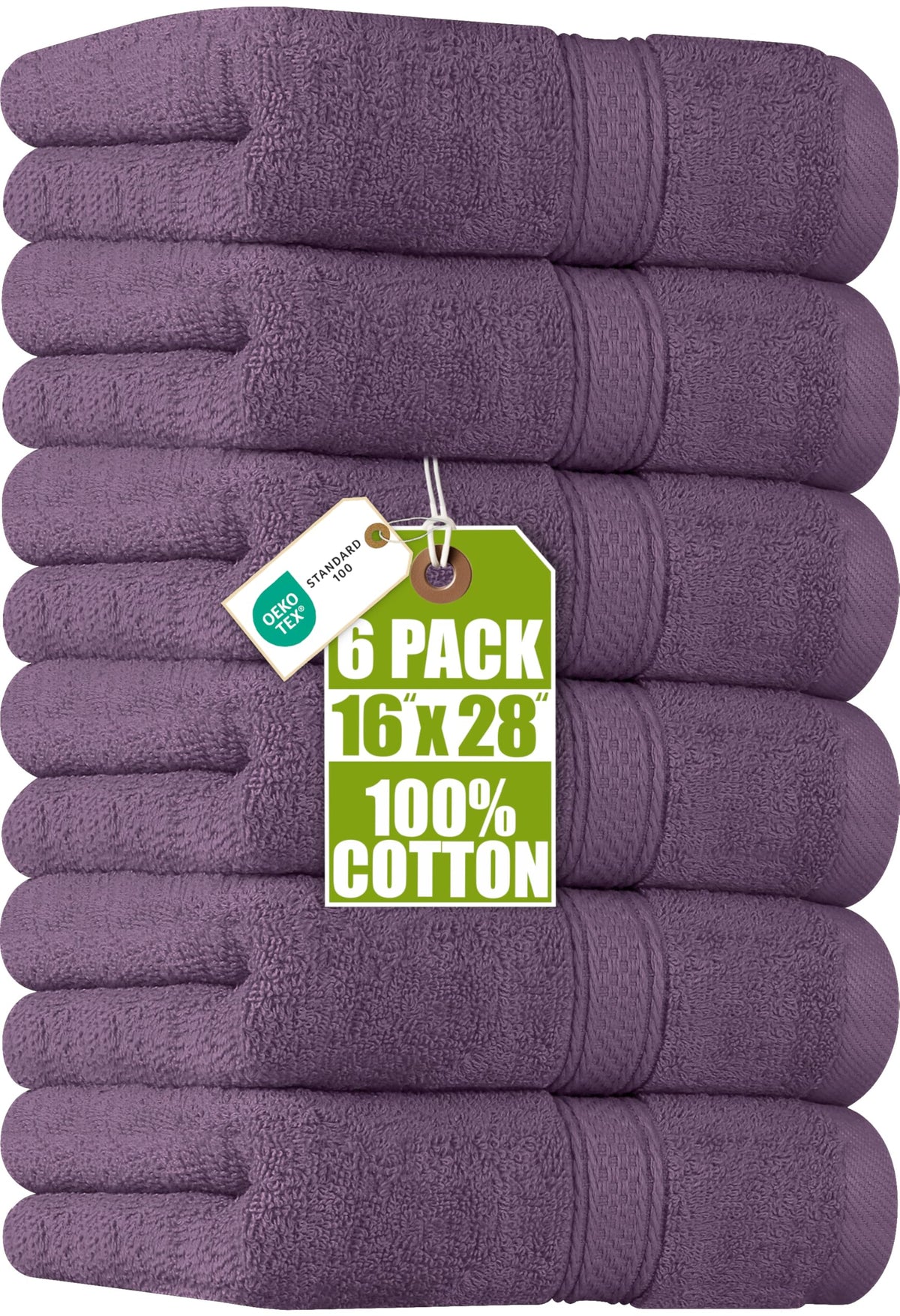 Utopia Towels 6 Pack Premium Hand Towels, 16x28 in, 600 GSM Cotton, Navy