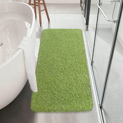 Pink Bathroom Rugs Non Slip 30"x20",Absorbent Bath Mat Quick Dry