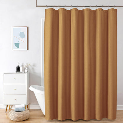 OVZME Berry Cute Shower Curtain, Embossed Textured Fabric Shower Curtain for Bathroom - Soft Cloth & Hotel Spa Luxury, Water Repellent, Machine Washable Shower Curtain, 72X72, Glacier Blue