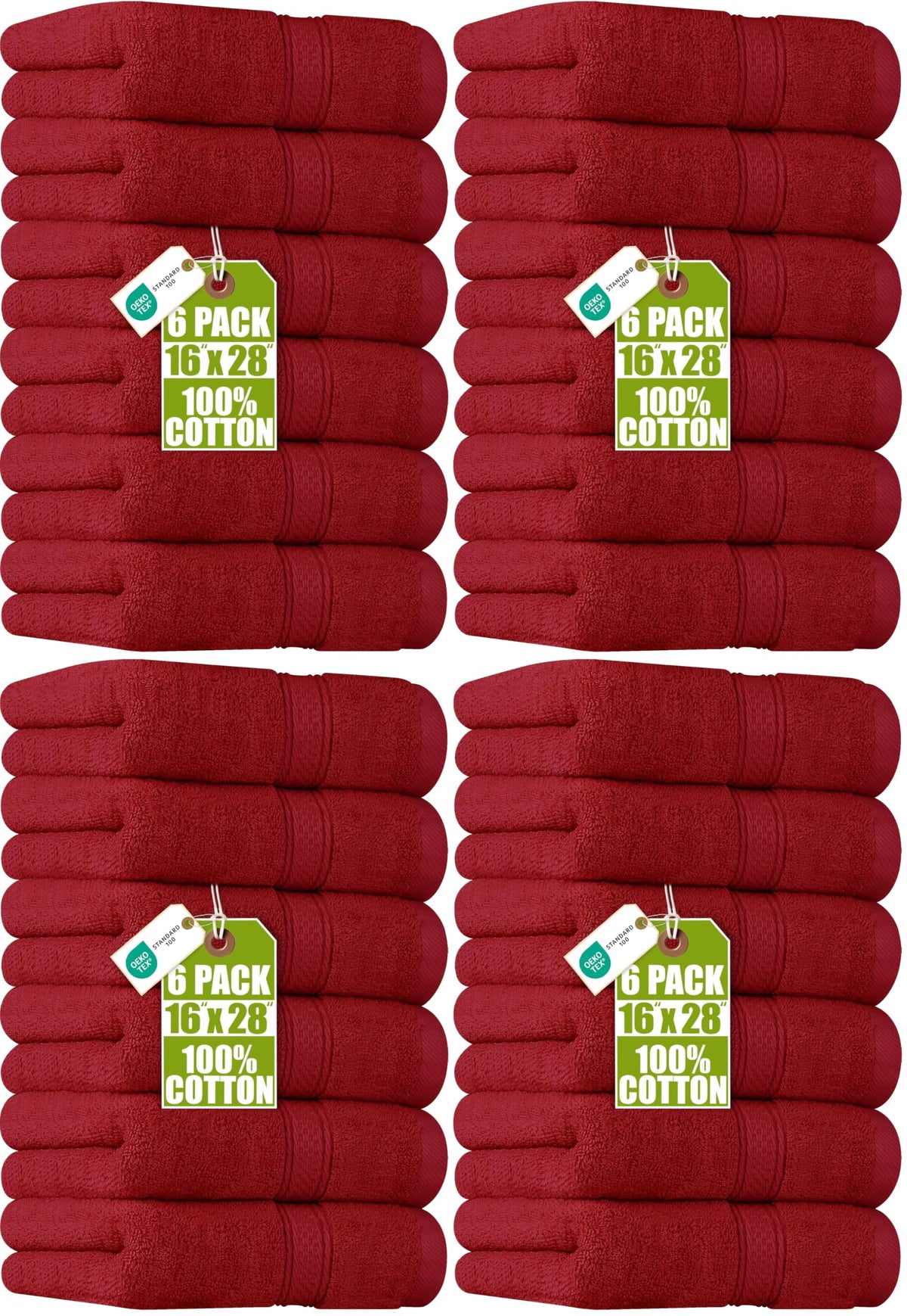 Utopia Towels 6 Pack Premium Hand Towels, 16x28 in, 600 GSM Cotton, Navy