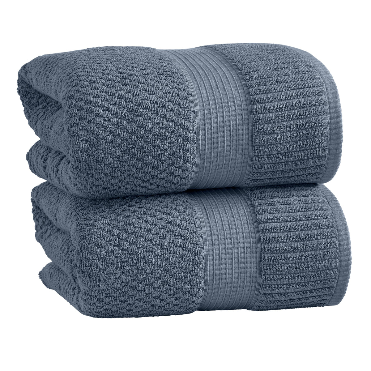 NY Loft 100% Cotton 4-Pack Bath Towel Set | White | Oeko-TEX | Quick-Dry