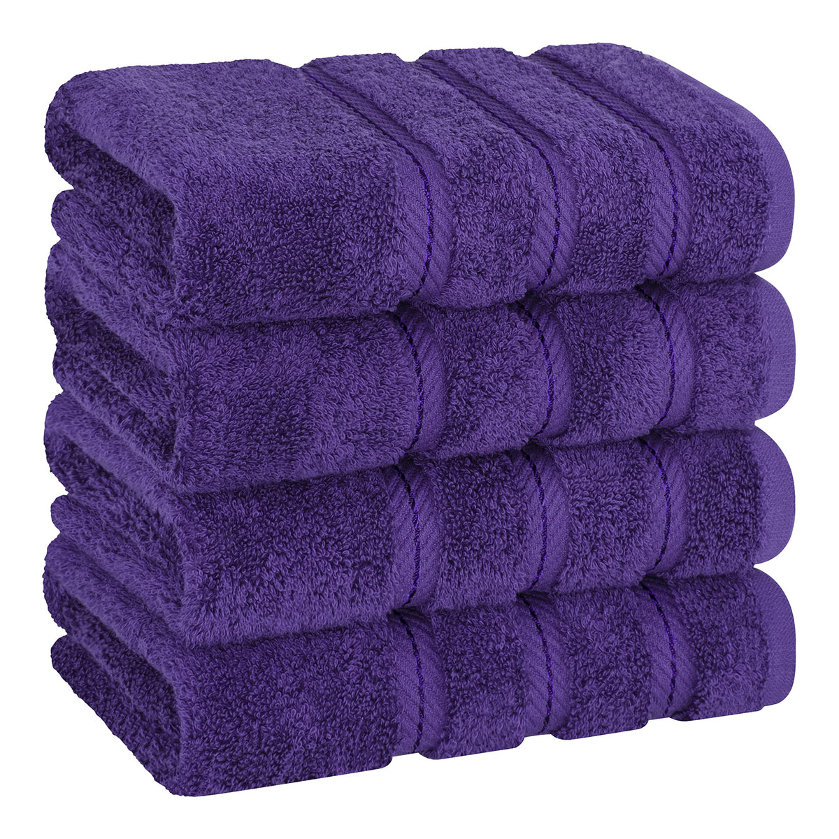 American Soft Linen 100% Cotton Luxury Turkish Towels, 4 PC Bath Towel Set