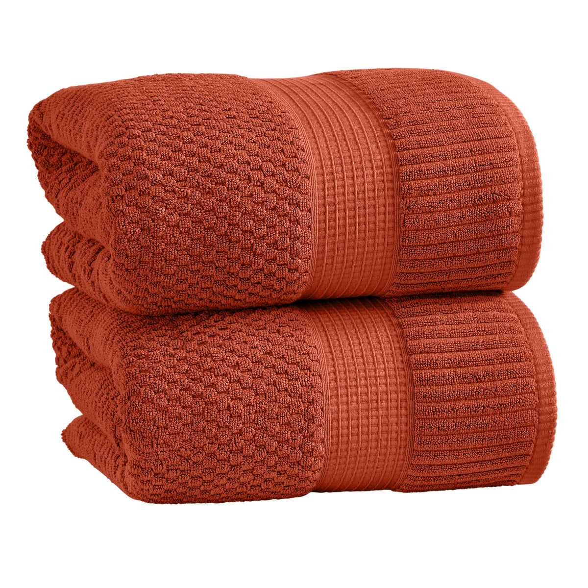 NY Loft 100% Cotton 4-Pack Bath Towel Set | White | Oeko-TEX | Quick-Dry