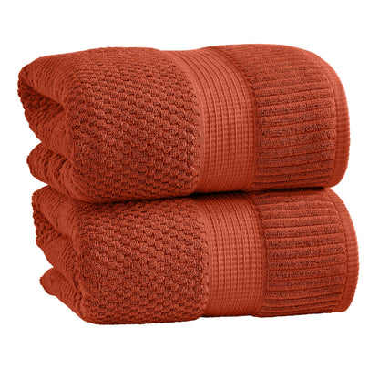 NY Loft 100% Cotton 4-Pack Bath Towel Set | White | Oeko-TEX | Quick-Dry