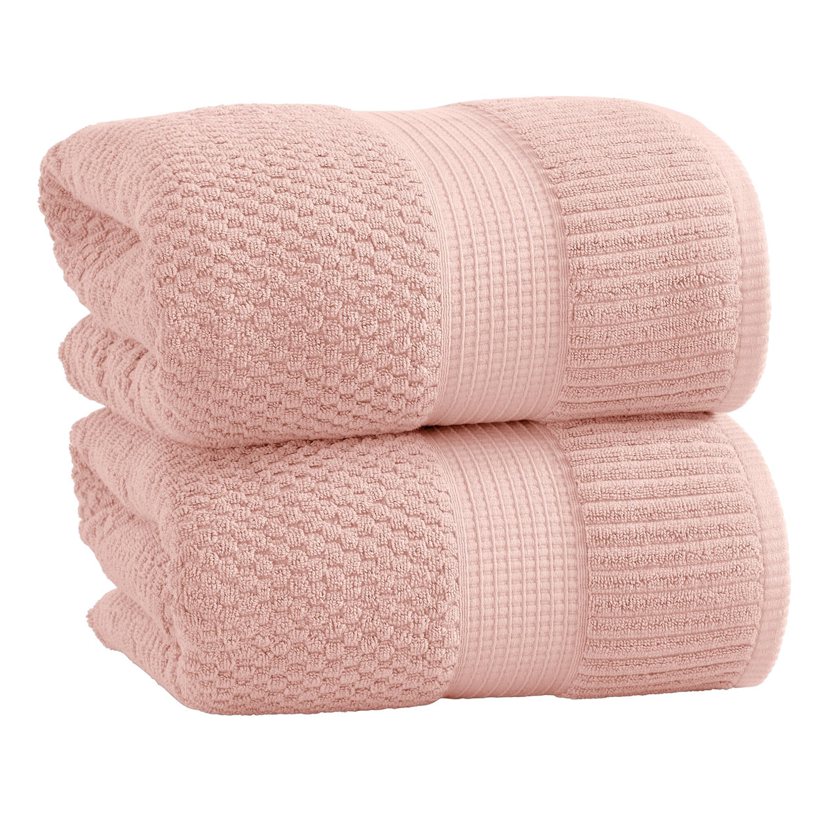 NY Loft 100% Cotton 4-Pack Bath Towel Set | White | Oeko-TEX | Quick-Dry