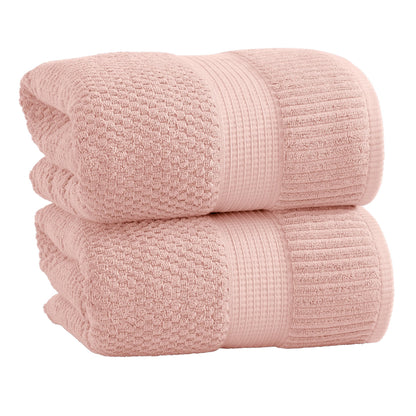 NY Loft 100% Cotton 4-Pack Bath Towel Set | White | Oeko-TEX | Quick-Dry
