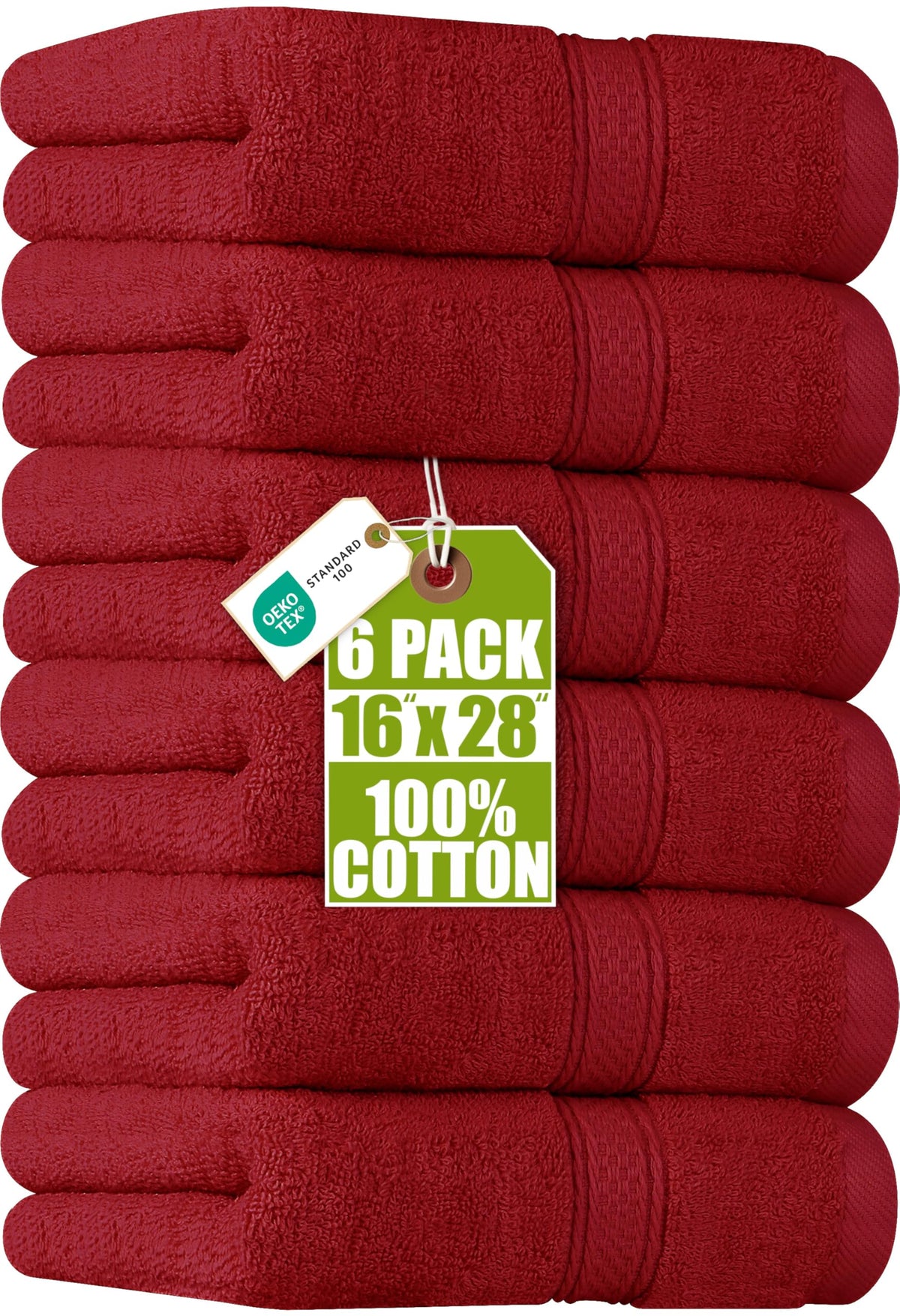 Utopia Towels 6 Pack Premium Hand Towels, 16x28 in, 600 GSM Cotton, Navy