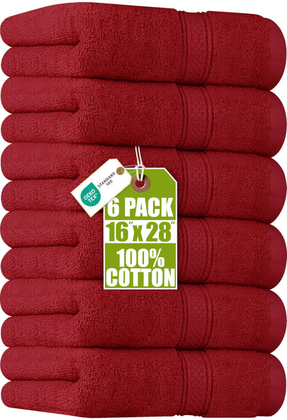 Utopia Towels 6 Pack Premium Hand Towels, 16x28 in, 600 GSM Cotton, Navy