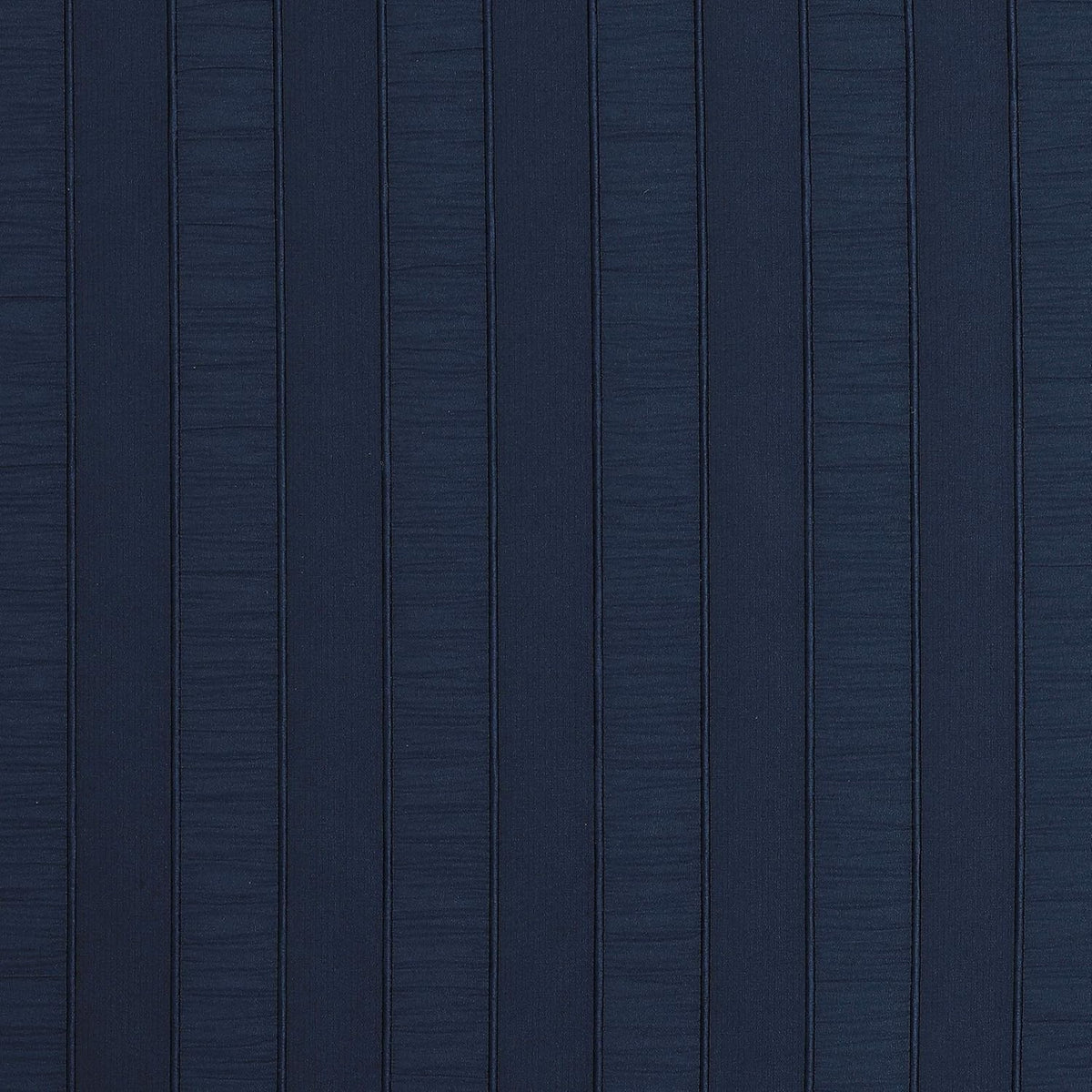 Central Park Navy Blue Shower Curtains Gathered Stripe Seersucker Puckered Ruffle Decorative Pattern for Modern Elegant Bathroom Spa Hotel with Buttonholes 70"x72", Not Waterproof