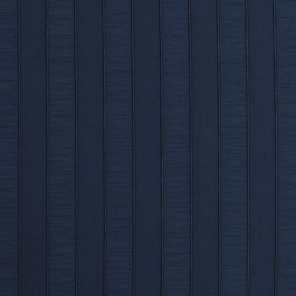 Central Park Navy Blue Shower Curtains Gathered Stripe Seersucker Puckered Ruffle Decorative Pattern for Modern Elegant Bathroom Spa Hotel with Buttonholes 70"x72", Not Waterproof