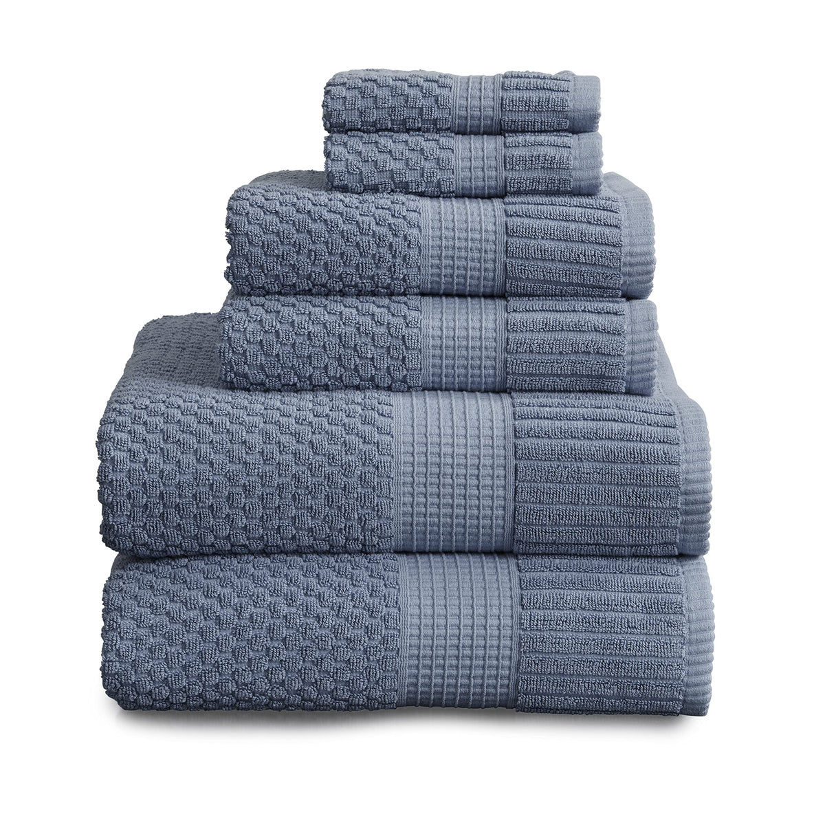 NY Loft 100% Cotton 4-Pack Bath Towel Set | White | Oeko-TEX | Quick-Dry