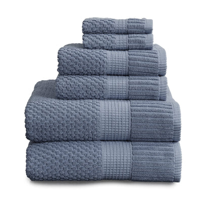 NY Loft 100% Cotton 4-Pack Bath Towel Set | White | Oeko-TEX | Quick-Dry