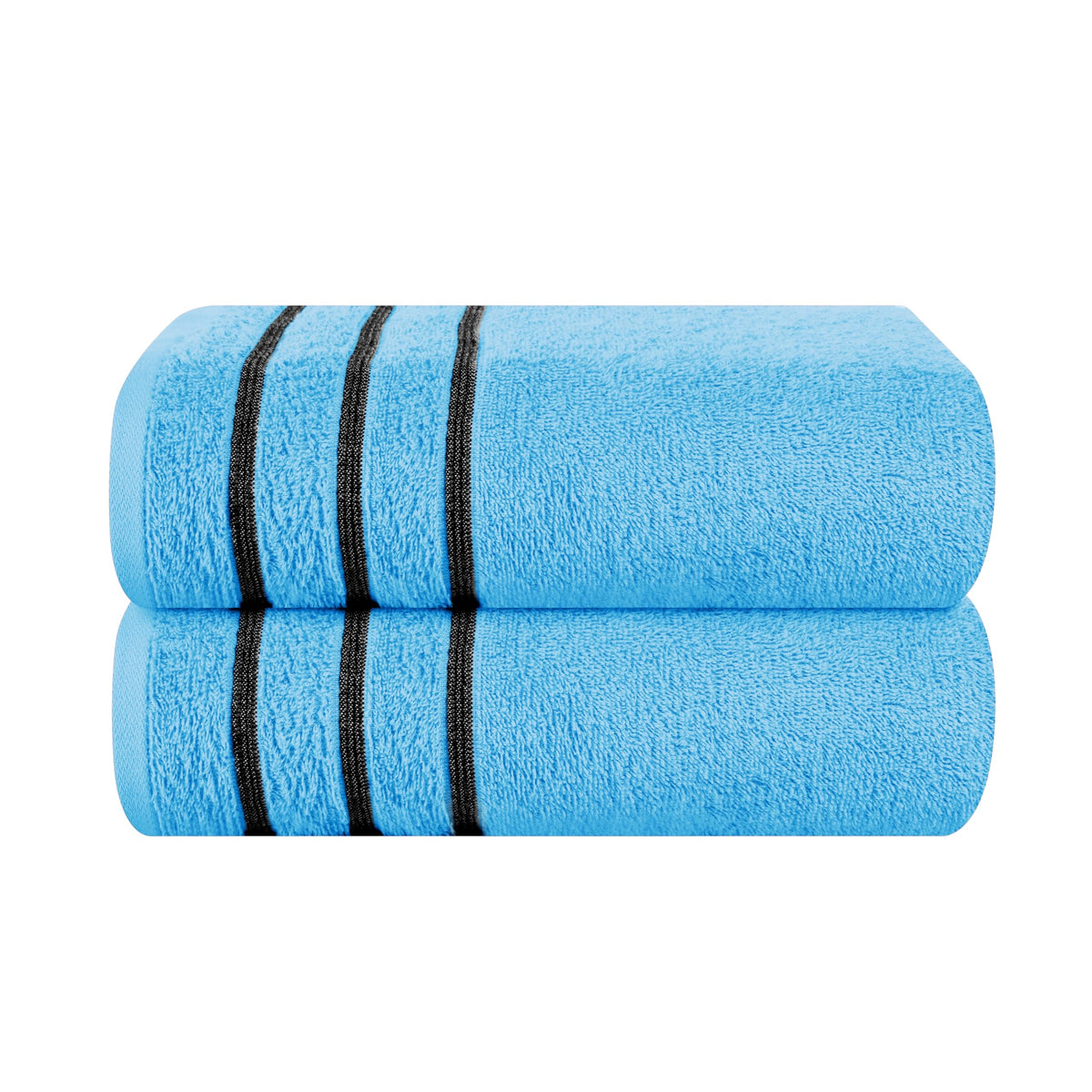 MyOwn Ultra Soft 6 Pack Cotton Towel Set, Contains 2 Bath Towels 28x55 inch, 2 Hand Towels 16x24 inch & 2 Wash Coths 12x12 inch, Ideal Everyday use, Compact & Lightweight - Pink, 71662