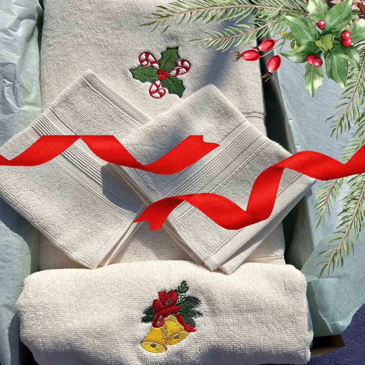 Luzia 8 Piece Bathroom Towel Set - 100% Turkish Cotton, Premium Quality - 2 Bath Towels 2 Hand Towels and 4 Washcloths (Coral)