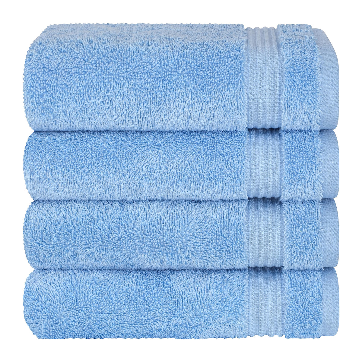 Cotton Paradise 100% Cotton Turkish Towel Set, Soft Absorbent Quick Dry, 6 Piece Towel Set, Beige