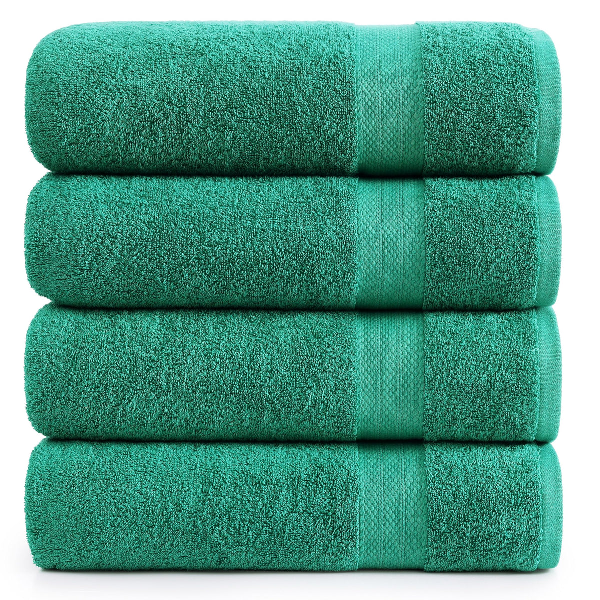 LANE LINEN 100% Cotton Bath Towels Set - 24 PCs - Durable, Quick Dry, Super Soft & Highly Absorbent - 4 Bath, 4 Fingertip, 6 Hand Towels, 8 Washcloths, 2 Bath Sheets - Perfect Family Set - Cool Grey