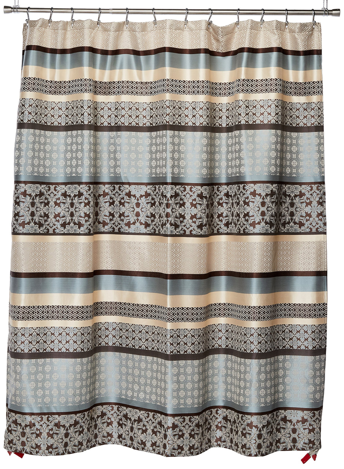 Madison Park Taupe Shower Curtain, 72"x72"