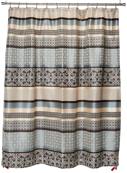 Madison Park Taupe Shower Curtain, 72"x72"